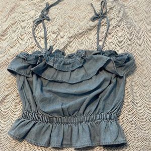 American eagle jean top